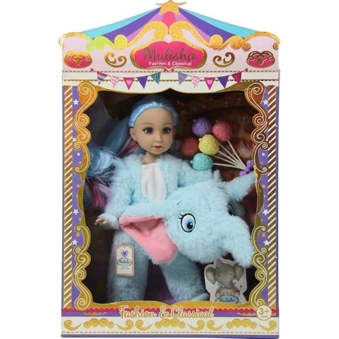 Fil Kostümlü Oyuncak Bebek