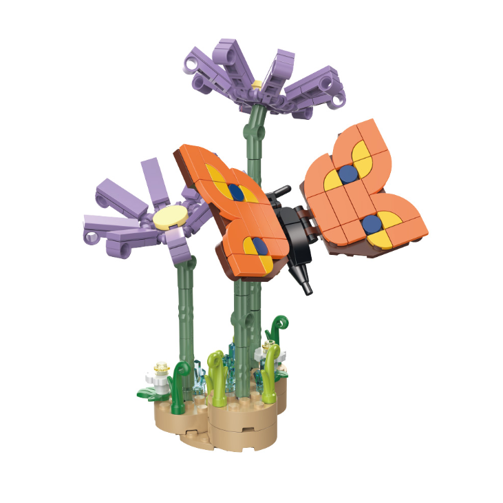 Yodo Blok Böcekler 173 Parça Kelebek