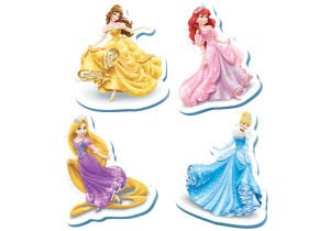 KS Baby Puzzle Disney Prensesler My First Puzzle 4 in 1 Çerçevesiz