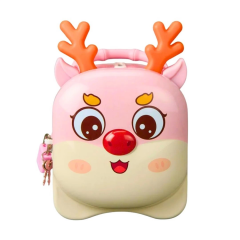 Kilitli Metal  Geyik Kumbara - S-278  - 1 Adet Stokta Olan Gönderilir