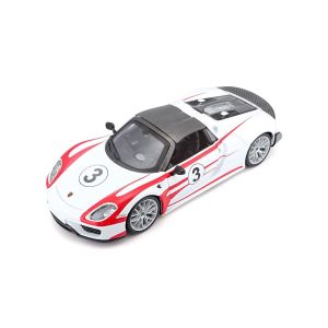 28009 Burago Porsche 918 Spyder 1:24 Model Araba