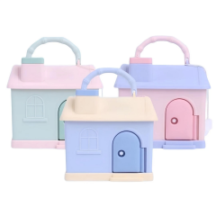 Kilitli Plastik Ev Kumbara  S-268 - 1 Adet Stokta Olan Gönderilir