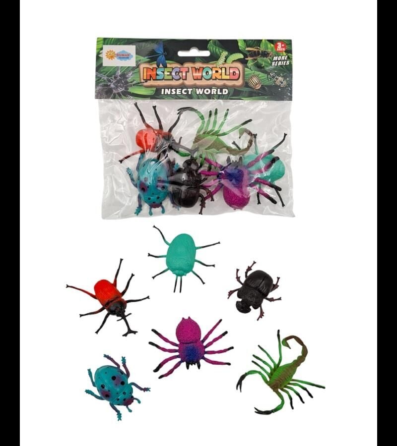 DMN1122B-1 PVC DE 5Lİ BÖCEKLER -DMN