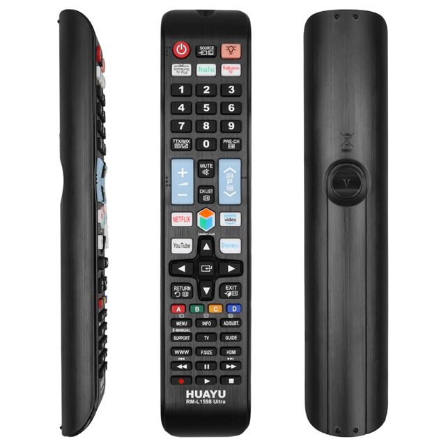 RM-L1598 Samsung Ultra Netflix Rakuten Hulu Youtube Disney+ Tuşlu LCD Led TV Kumanda