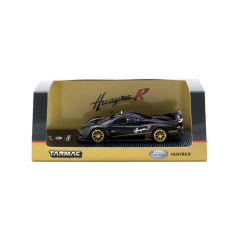 Tarmac Works 1/64 Pagani Huayra R Matt Black Carbon Fiber