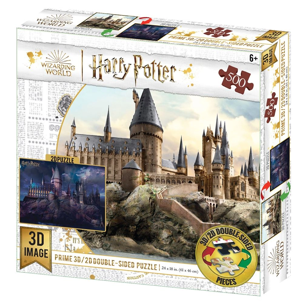 Prime 3D Harry Potter Çift Taraflı Puzzle 500 Parça PRM/37579