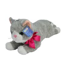 25 CM YATAK KEDİ PELUŞ - 1 Adet Stokta Olan Gönderilir