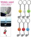 Gerçekçi Golf Tasarımlı Şık Anahtarlık Kolye Çanta Süsü Golf Keychain