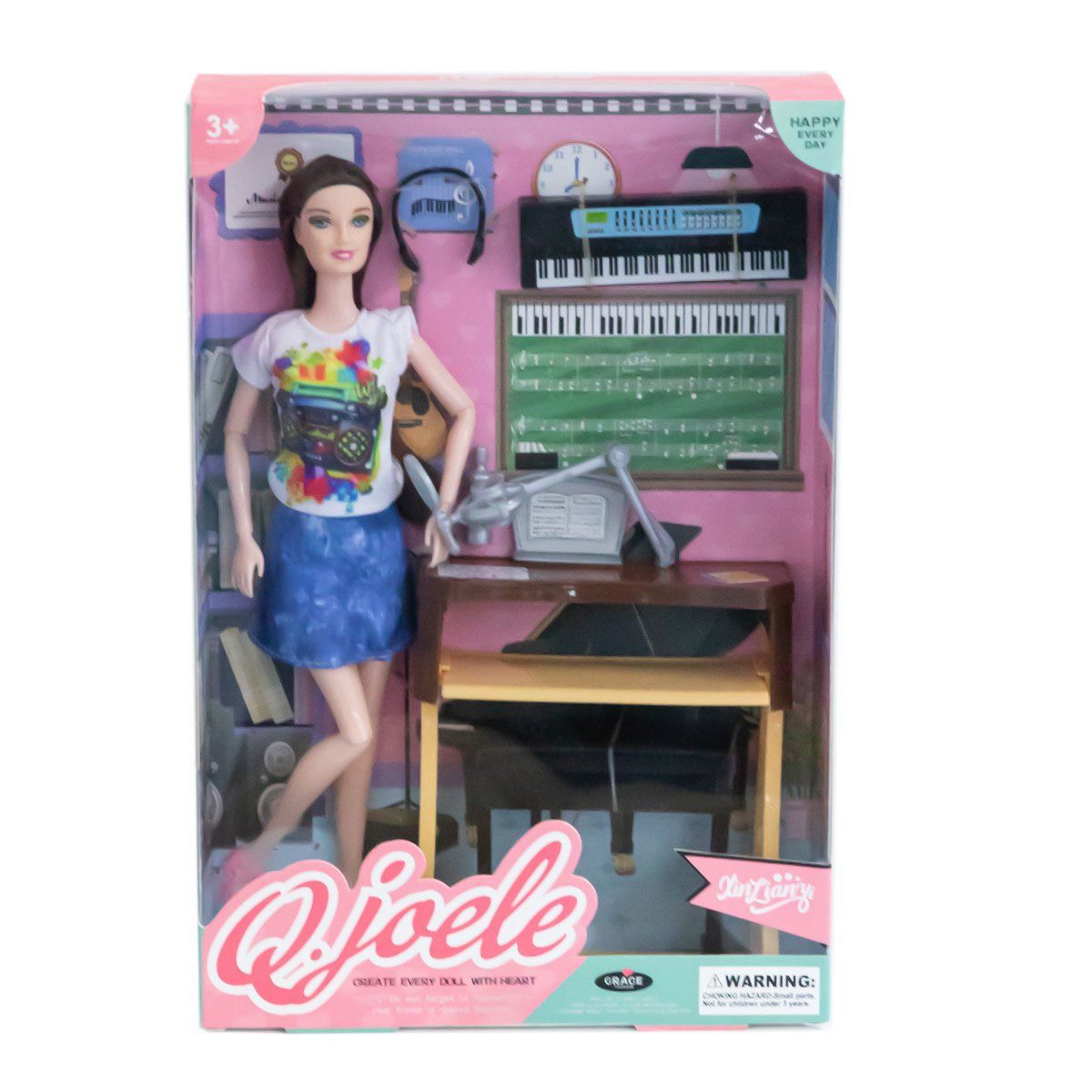 L5748K Piano Çalan Müzisyen Bebek