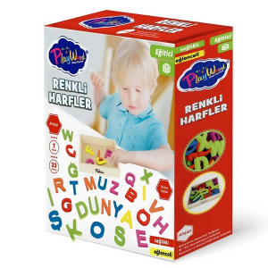 Ahşap Kasalı Renkli Harfler 33 Parça ONY-402