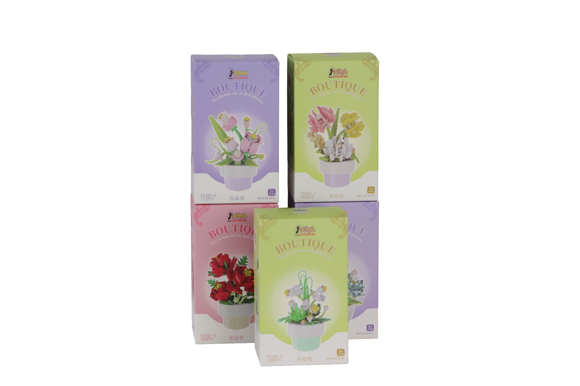 C7725-P2382 DISPLAY BOX ÇİÇEK BRICK - 1 Adet Stokta Olan Gönderilir
