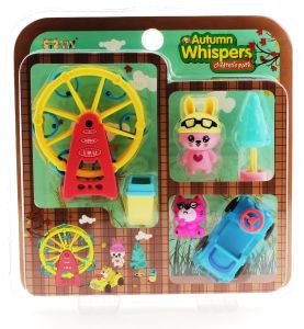 Kedi Şehri Arabalı Oyun Parkı Seti Blister