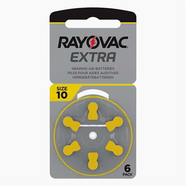 Rayovac 10 Numara Kulaklık Pili (6'lı Paket)