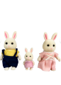Bay Dreamy 3 lü Tavşan Ailesi Figür Seti