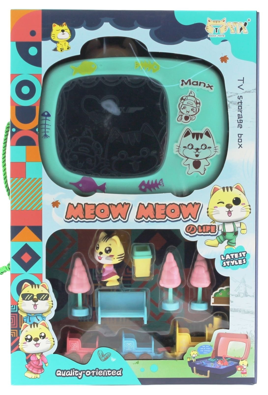 Kedi Şehri Çantalı Tren Oyun Seti Kedi Şehri Çantalı Tren Oyun Seti