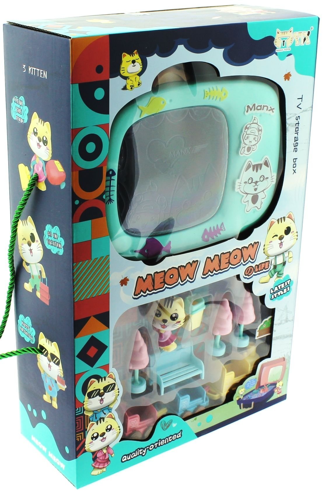 Kedi Şehri Çantalı Tren Oyun Seti Kedi Şehri Çantalı Tren Oyun Seti