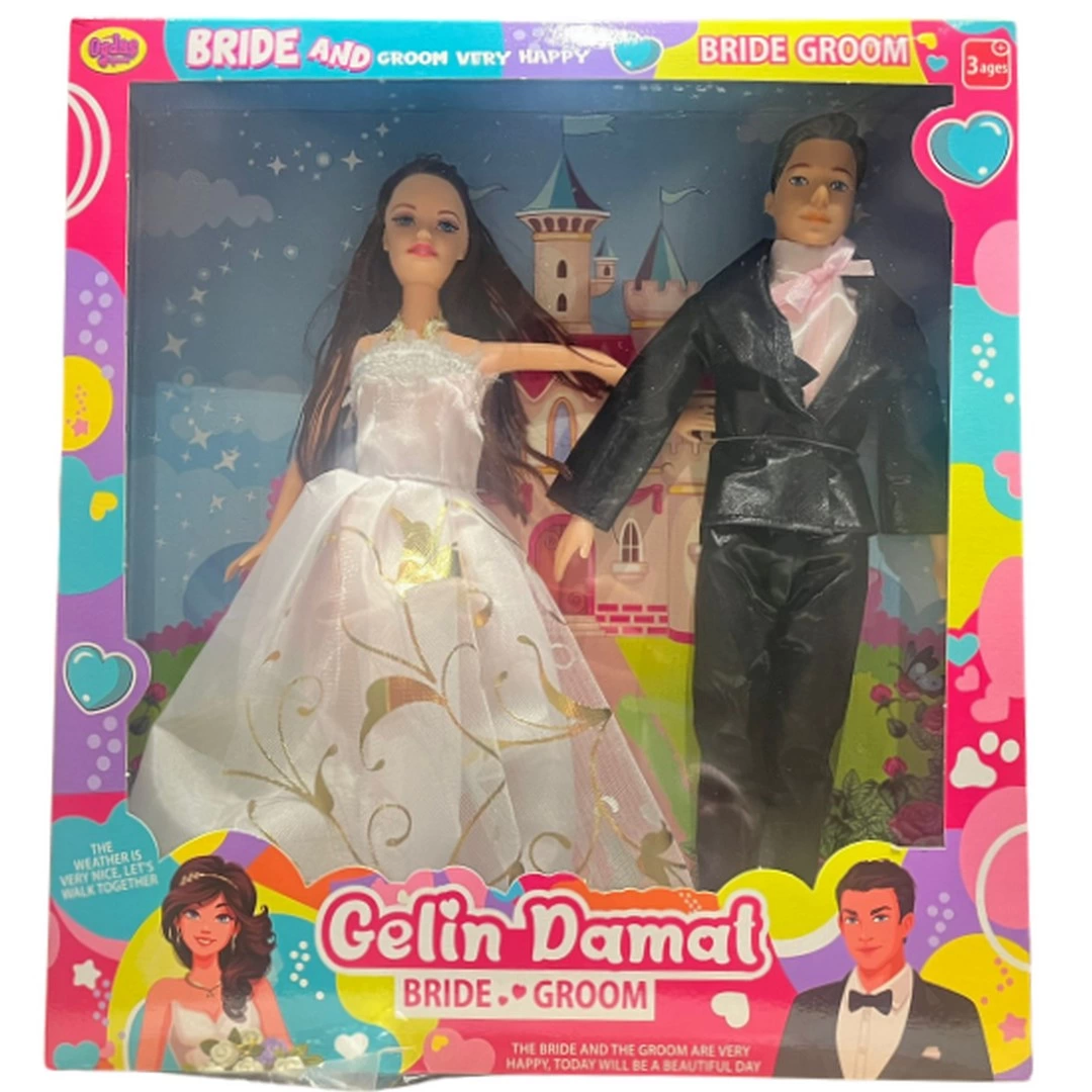 Anlily Gelin ve Damat Bebekler -OYD-02264