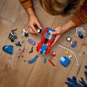 LEGO Super Heroes Örümcek Adam Yarış Arabası ve Venom Green Goblin 76279