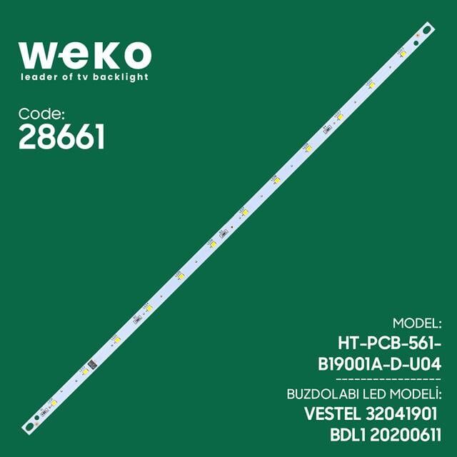 Weko BDL1 Vestel Uyumlu Buzdolabı İç Aydınlatma LED Kartı 12 Çipli Yüksek Verimli