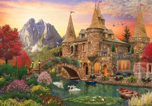 KS Puzzle 1000 Parça Castle Land