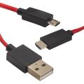 Samsung Galaxy S5 Uyumlu 11-Pin Micro USB - HDMI HDTV Görüntü ve Ses Aktarım Kablosu