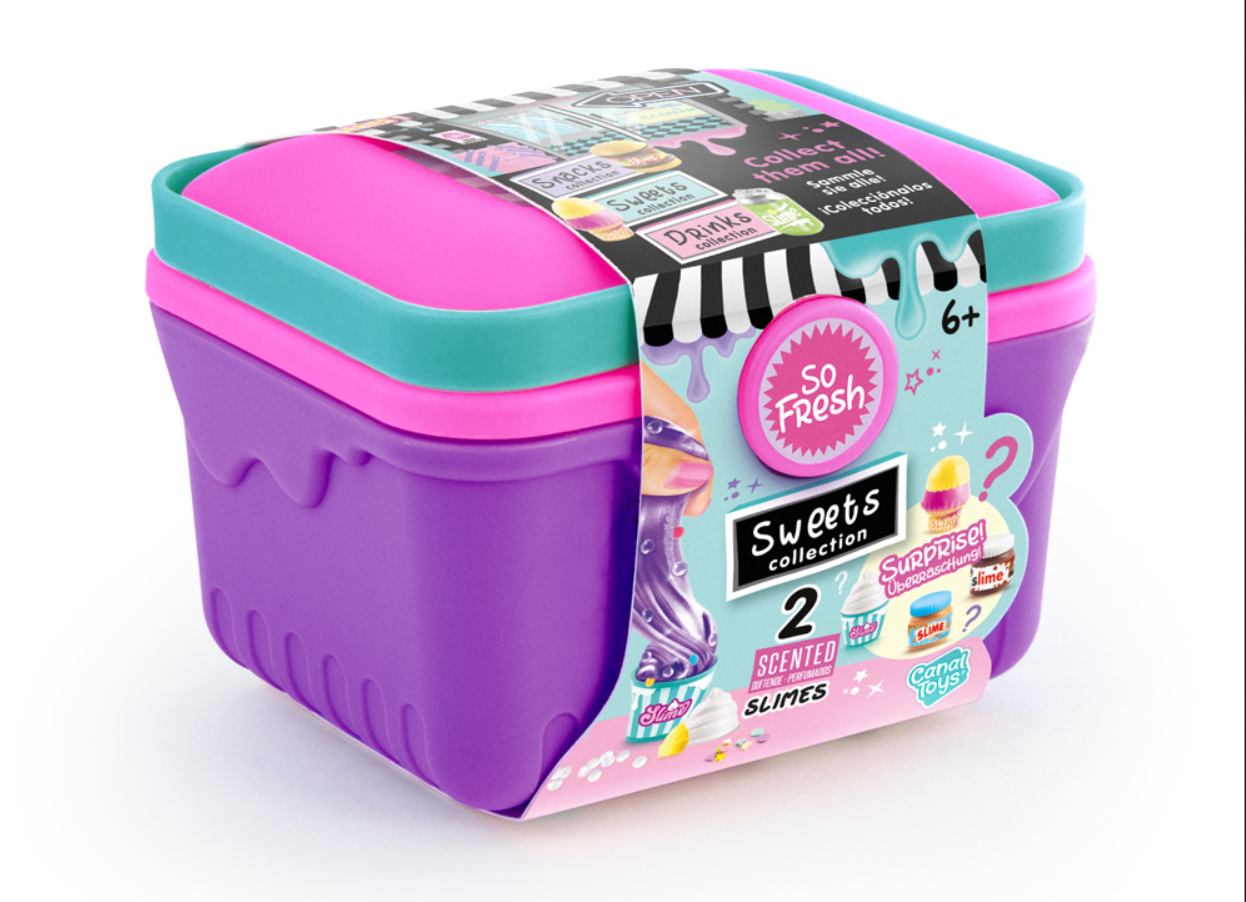 Slime Dıy Market Sepeti Sürpriz Paket Tatlılar