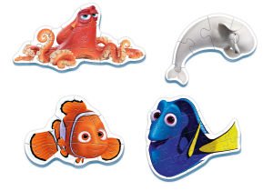 KS Baby Puzzle Dory My First Puzzle 4 in 1 Çerçevesiz