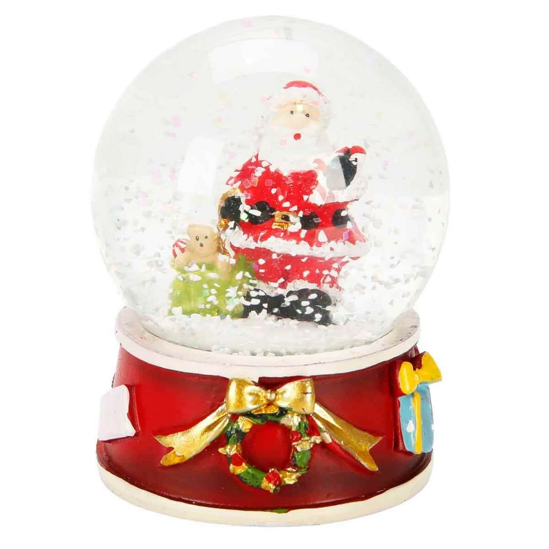 Noel Baba Figürlü Kar Küresi