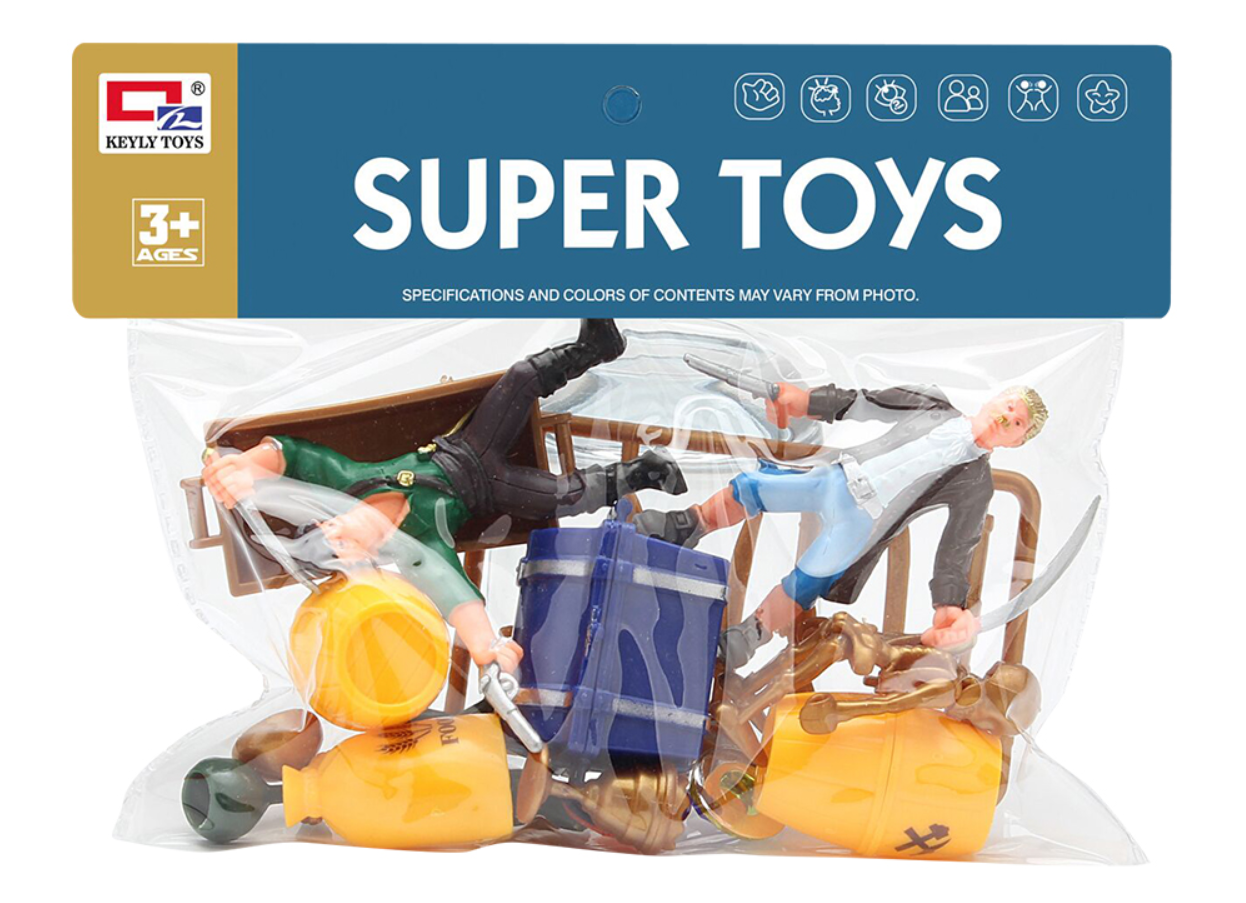 Korsan Figür ve Aksesuar Seti