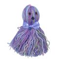Ahtapot Şekilli Zilli Ve İpli Rengarenk Püsküllü Sevimli KediOyuncağı