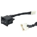 R13-0 2 Pin Siyah Soketli Yükseltici Anahtarı - 6A 250V (19x13mm)