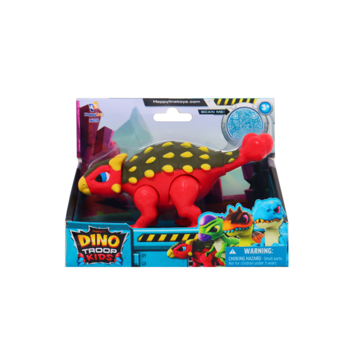 Dino Troop Kits Sevimli Mini Ankylosaurus