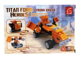 Ausini Titan Uzaylı Savaşçı -1 Strong Shield 56 Parça