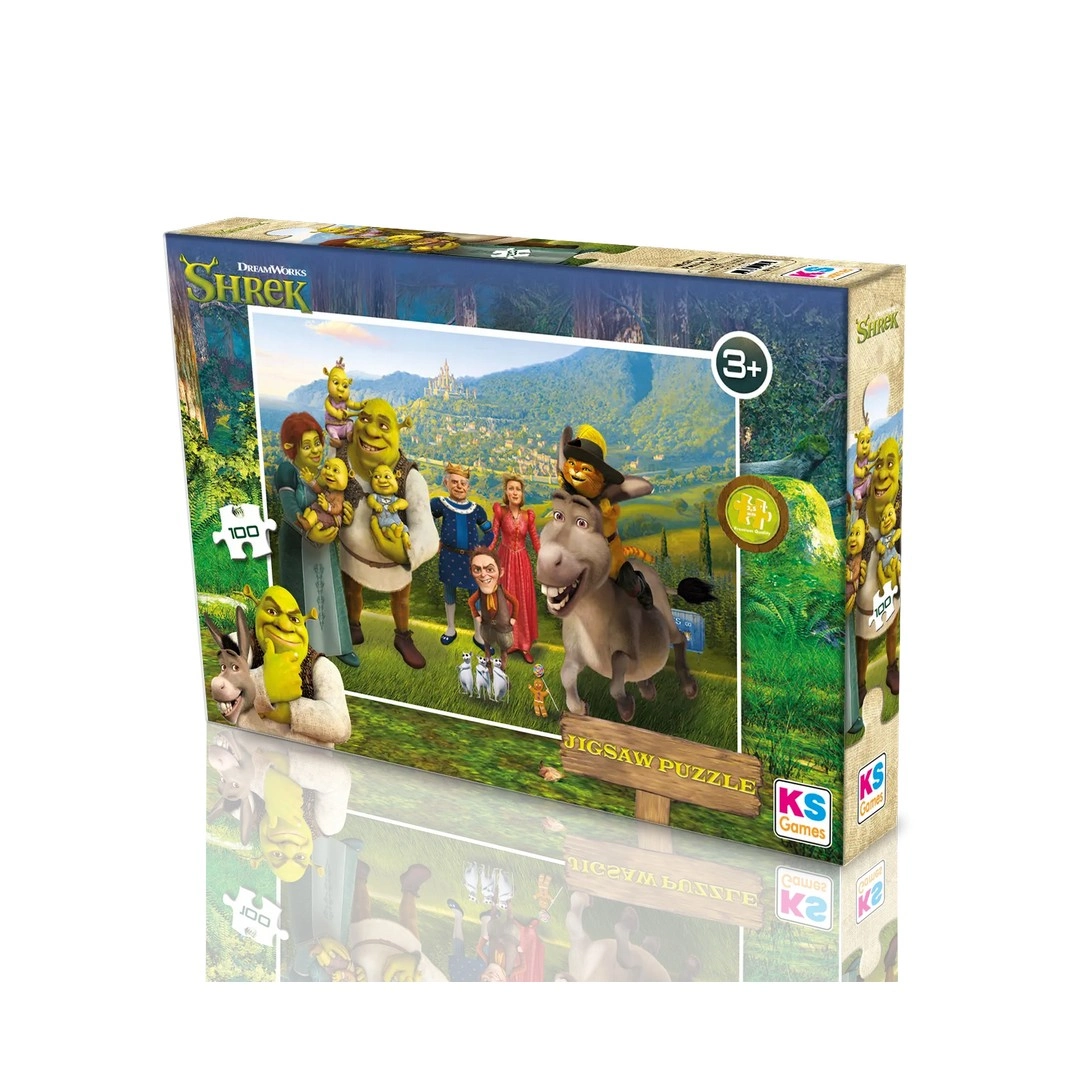 Ks Games Shrek Puzzle 100 Parça