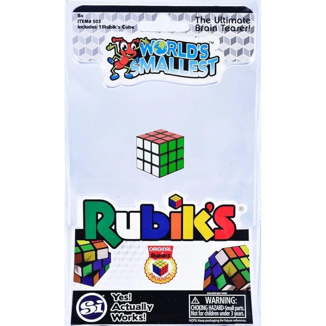 World's Smallest Rubik Zeka Küpü - Dünyanın En Küçük Rubik Küpü SUPR-503