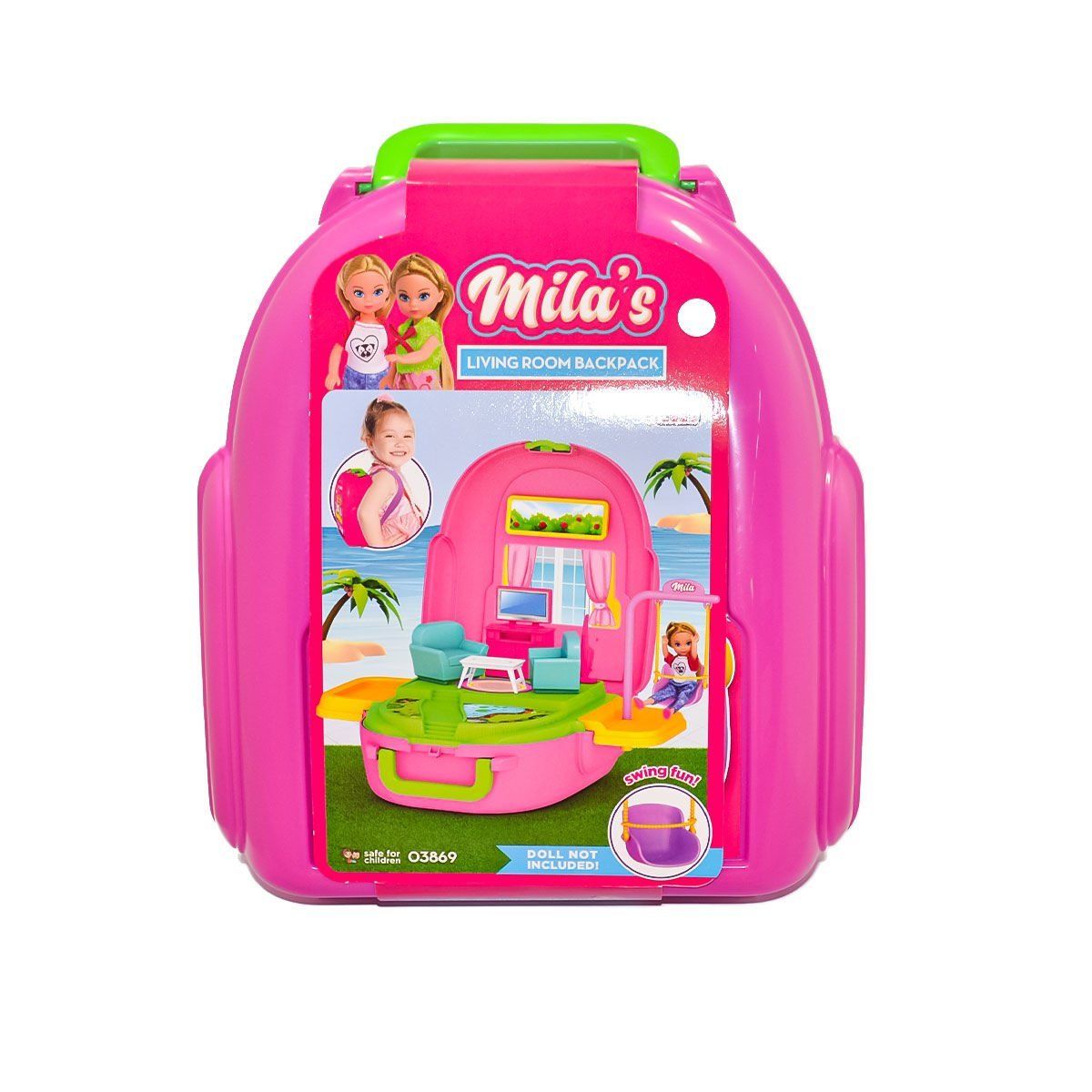 03869 Mila'nın Oturma Odası Set Sırt Çantası 