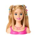 HMD88 Barbie Saç Tasarımı Büstü - Sarı Saçlı