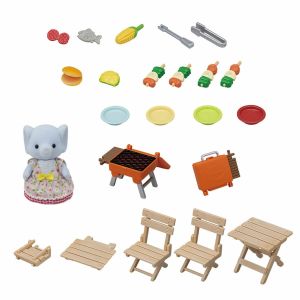 5640 Sylvanian Families, Barbekü Piknik Fil Kız, +3 yaş