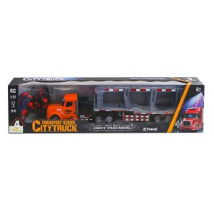 LA012-3 Kumandalı Şarjlı Işıklı Transport Tır 1:32 