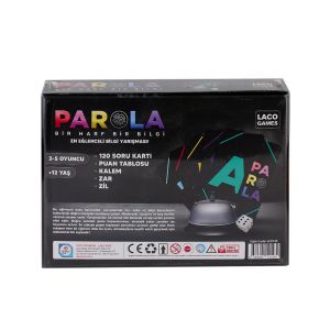 LC0143 Parola En Eğlenceli Bilgi Oyunu 