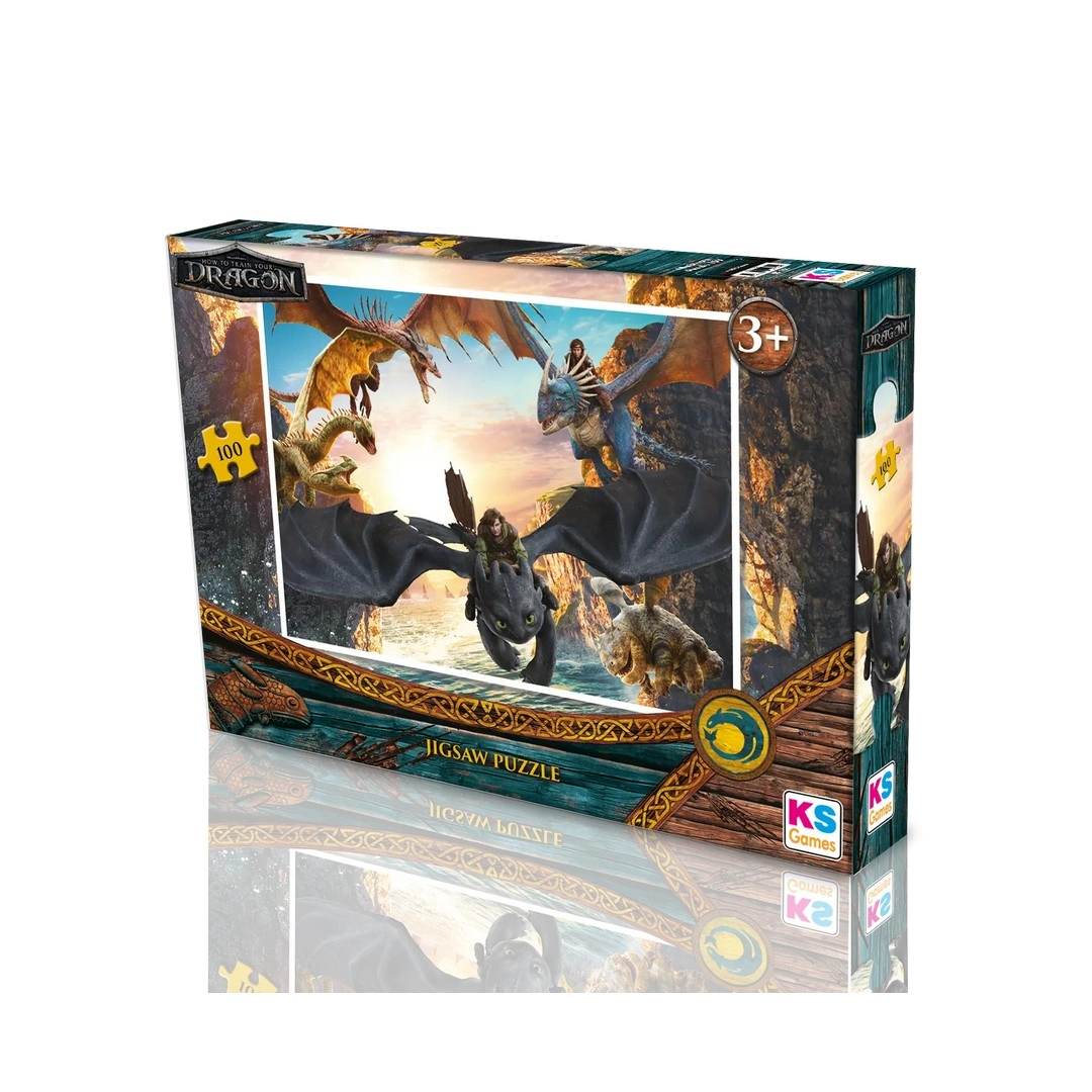 Ks Games How to Train Your Dragon Puzzle 100 Parça