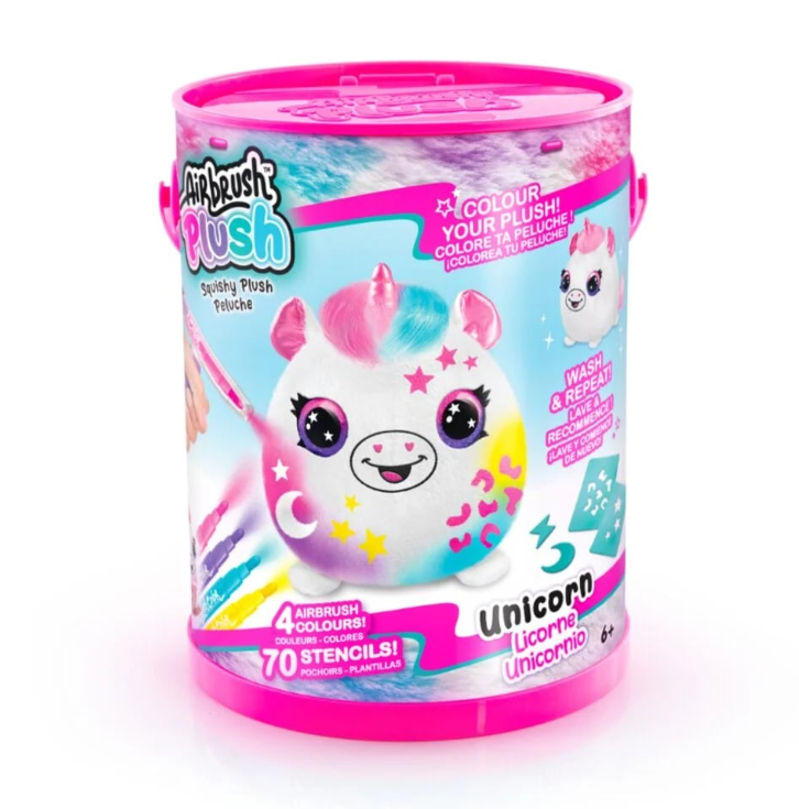 Airbrush Plush Neon Boyanıp Yıkanabilen Peluş Unicorn