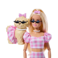 Barbie Uyumlu Dostlar Sarı Saçlı Bebek ve Köpekçiği