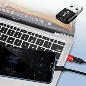 USB\'den TYPE-C \'ye Dönüştürücü Adaptör Veri Aktarımı Sağlayıcı Şarj Data Çevirici
