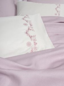 Cotton Box Serenity Bambu Çift Kişilik Pike Takımı Vaila Lila