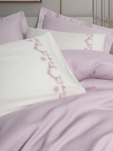 Cotton Box Serenity Bambu Çift Kişilik Pike Takımı Vaila Lila