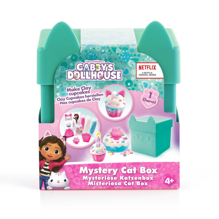 Gabby's Dollhouse Gizemli Turkuvaz Kutu Oyun Hamuru Seti