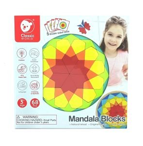 Classic World Ahşap 3D Puzzle ve Mandala Bulmaca
