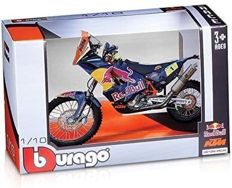 Bburago 1:18 KTM 450 Model Motor Red Bull
