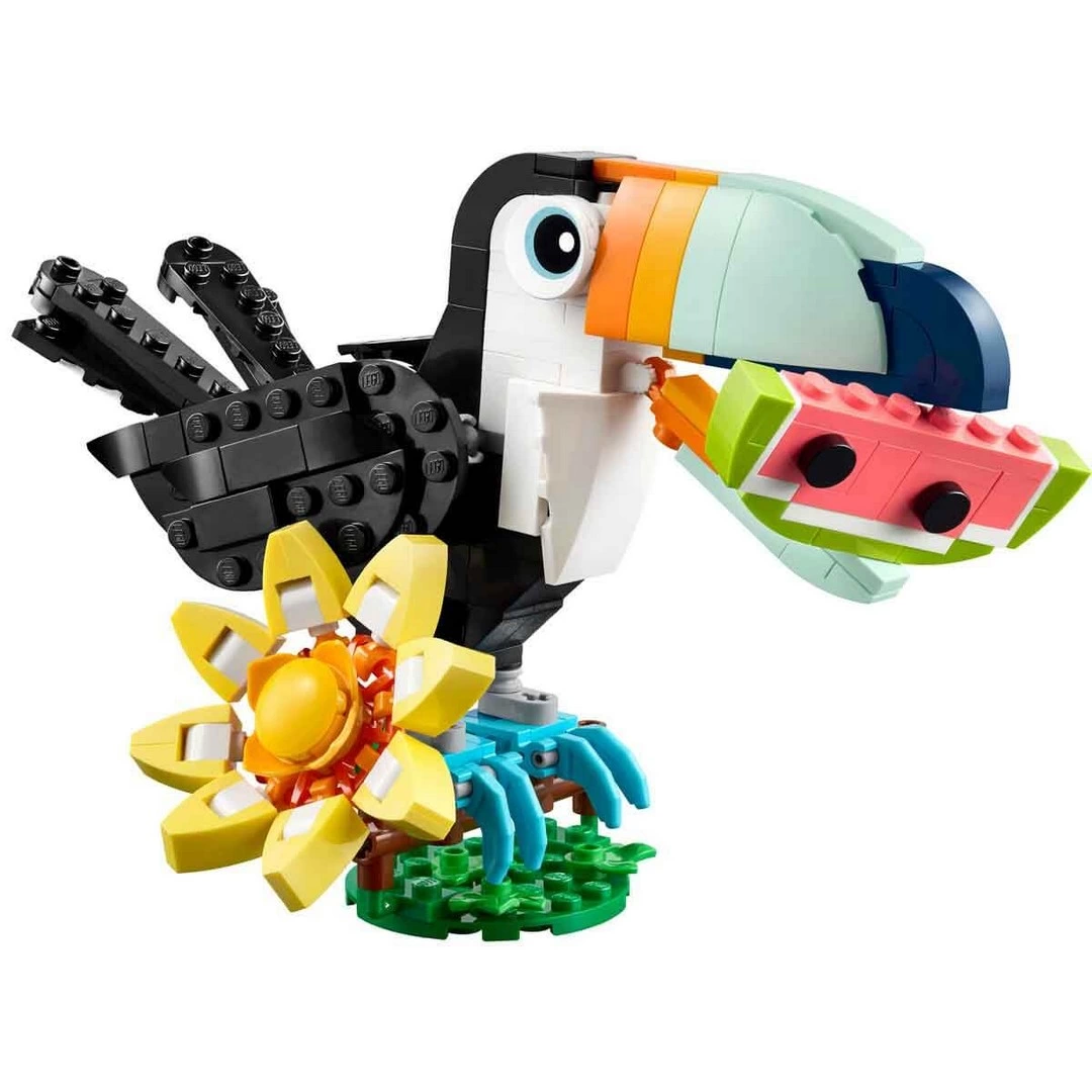LEGO Creator 3'ü 1 Arada Vahşi Hayvanlar: Tropikal Tukan Kuşu 31173